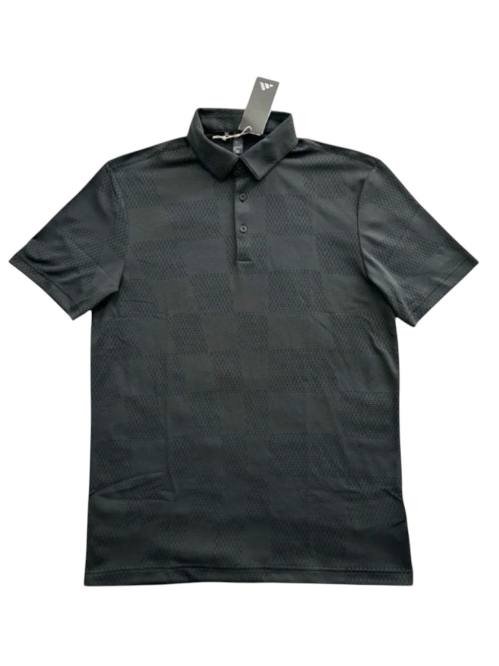 Adidas Ultimate365 Textured Polo Shirt Mens Small Black Golf Jacquard NWT